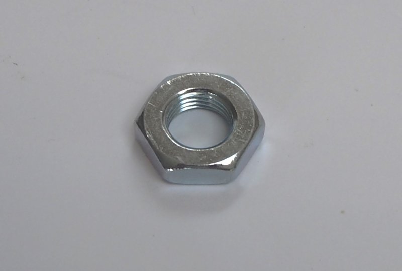 Nakrętka M10x1.25 mm, niska, ocynk, Jawa, CZ-photo1