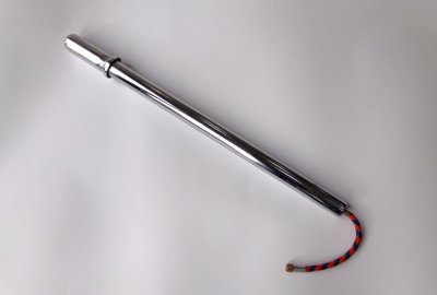 Pompka motocyklowa, 42 cm, chrom, Jawa, CZ