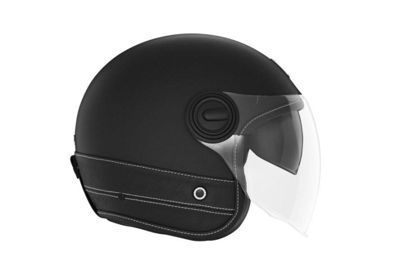 Kask NOX HERITAGE LEATHER XS czarny mat-photo3