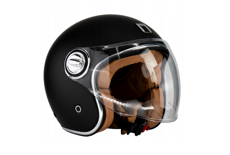 Kask NOX HERITAGE  XS czarny mat-photo1