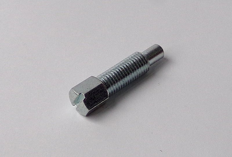 Śruba nastawna automatu sprzęgła, M8/1x28, ocynk, Jawa, CZ-photo1