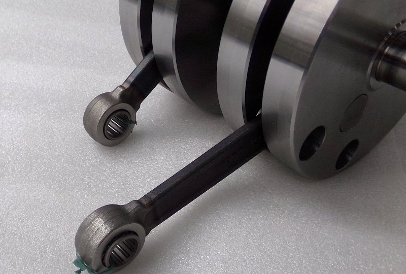 Wał korbowy, łożysko igiełkowe, na sworzeń 16 mm, pod alternator, Jawa 634 (12V), CZ 472 (12V)-photo4