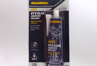 Uszczelniacz silikonowy, kolor niebieski, 85 g