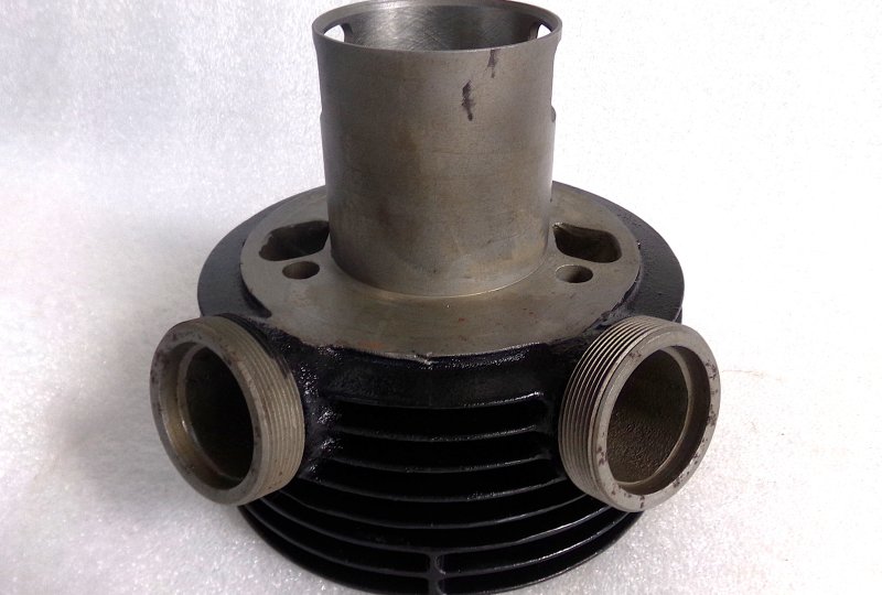 Cylinder + tłok 66,50/15, oryginał, po renowacji, Jawa 250 Kyvacka-photo3