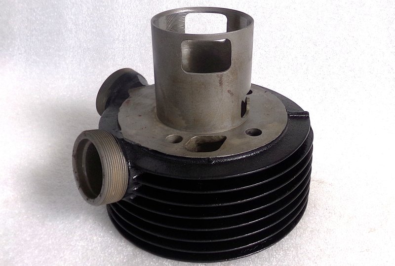 Cylinder + tłok 66,50/15, oryginał, po renowacji, Jawa 250 Kyvacka-photo4