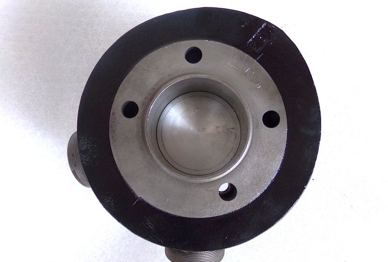 Cylinder + tłok 67.00/15, oryginał, po renowacji, Jawa 250 Kyvacka-photo7