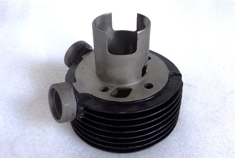 Cylinder + tłok 67.00/15, oryginał, po renowacji, Jawa 250 Kyvacka-photo4