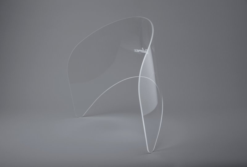 Szyba przednia PLEXI, niższa, 22 cm, z logo Velorex, VELOREX 560, 561-photo3