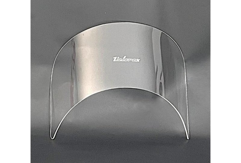 Szyba przednia PLEXI, niższa, 22 cm, z logo Velorex, VELOREX 560, 561-photo1