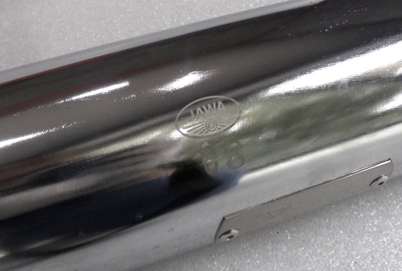 Tłumiki wydechu, chrom, Jawa 300 CL-photo6