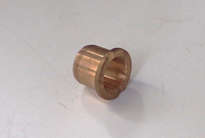 Tuleja skrzyni biegów 15,5x16x13 mm, otwarta, brąz, oryginał, Jawa, CZ 175-photo1