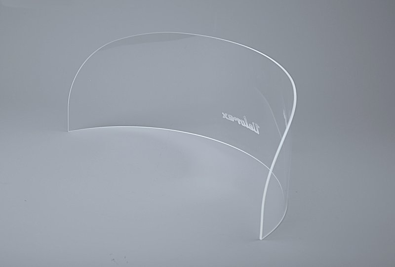 Szyba przednia PLEXI, niższa, 18 cm, z logo Velorex, VELOREX 562-photo3