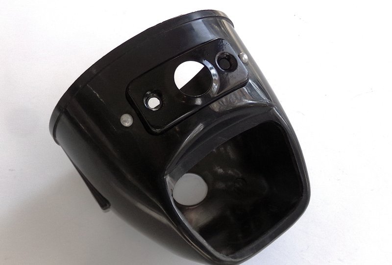 Obudowa przedniej lampy, plastik, Jawa 50 typ 23 MUSTANG-photo1
