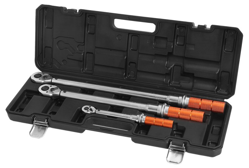 Zestaw kluczy dynamometrycznych 1/4", 3/8", 1/2" 3 szt.-photo1