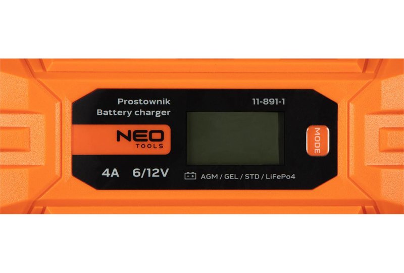 Prostownik automatyczny 4A/70W, 3-120Ah, do akumulatorów kwasowych / AGM / GEL-photo6