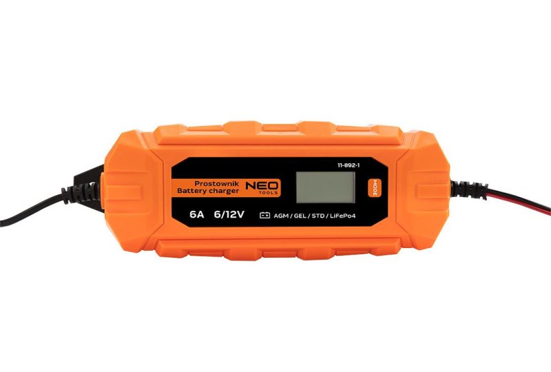 Prostownik automatyczny 6A/100W, 3-150Ah, do akumulatorów kwasowych / AGM / GEL-photo4