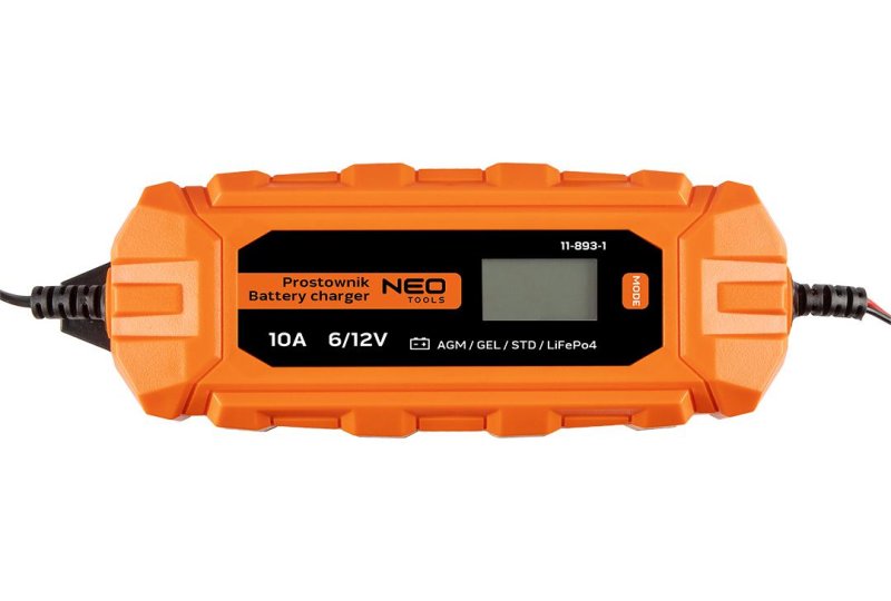Prostownik automatyczny 10A/160W, 3-200Ah, do akumulatorów kwasowych / AGM / GEL-photo4