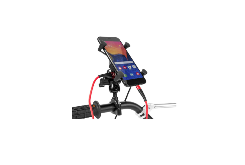 Uchwyt motocyklowy z ładowarką do telefonu - RAM XL USB-photo1