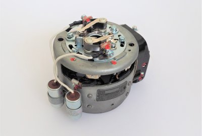 Stojan prądnicy dwucylindrowy 6V z regulatorem napięcia, Jawa-CZ 350