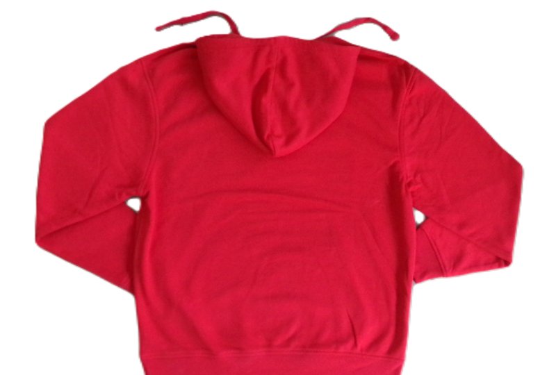 Bluza męska z kapturem, czerwona, z logo JAWA, rozmiar L-photo2