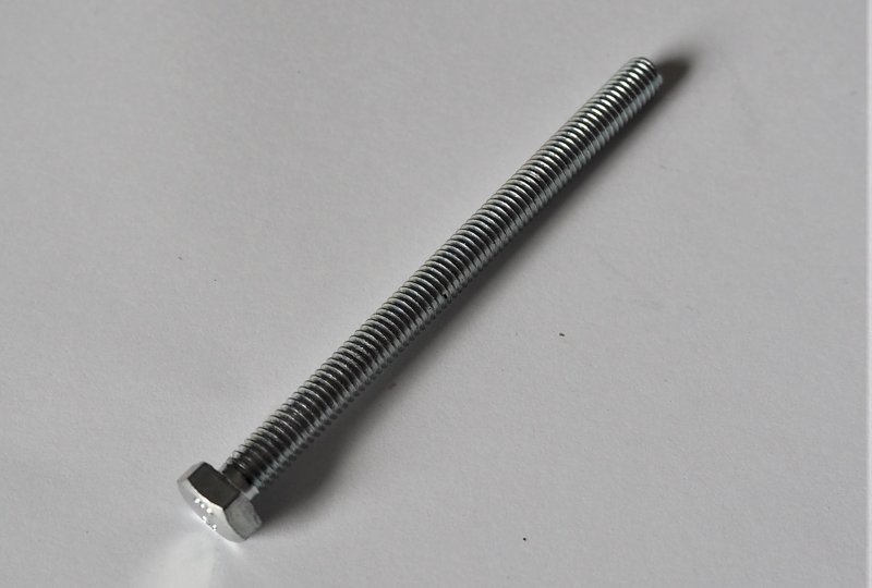 Śruba stojanu prądnicy M6x100 mm, nierdzewna, Jawa, CZ-photo1