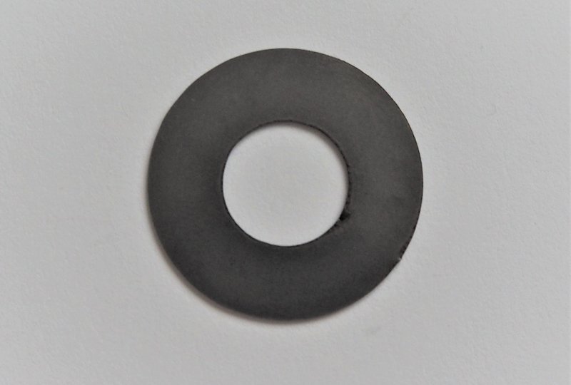 Metalowa podkładka rozpieraka szczęk hamulcowych 25x12x0,5 mm, Jawa, CZ-photo1
