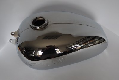 Zbiornik paliwa, Jawa 250, 350 Kyvacka, Panelka, wersja bez amperomierza