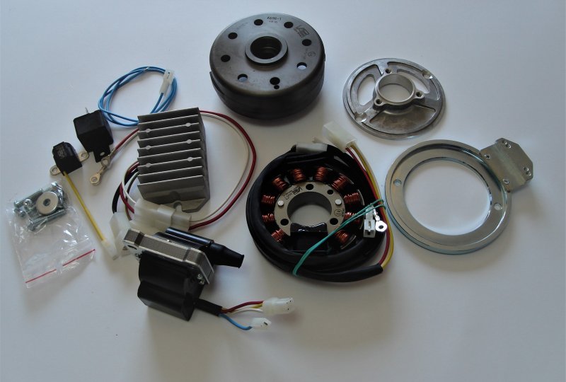 Komplet VAPE 6 V pojedynczy cylinder, Jawa 250 Perak, Kyvacka, CZ 125-250-photo1