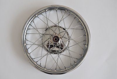 Koło przednie, Jawa 250/350 Kyvacka półbęben