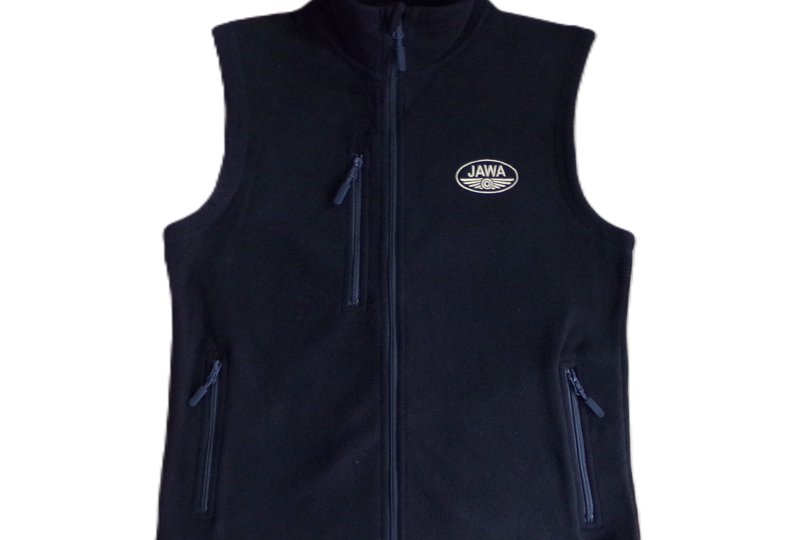 Kamizelka polarowa, czarna, z logo JAWA, rozmiar 2XL-photo1