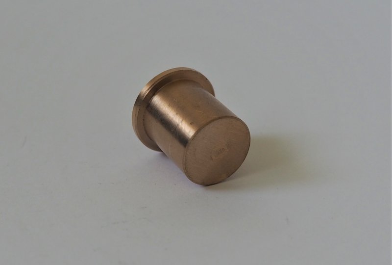 Tuleja skrzyni biegów 19,5x16x13mm, zaślepiona, brąz, Jawa, CZ 175-photo2